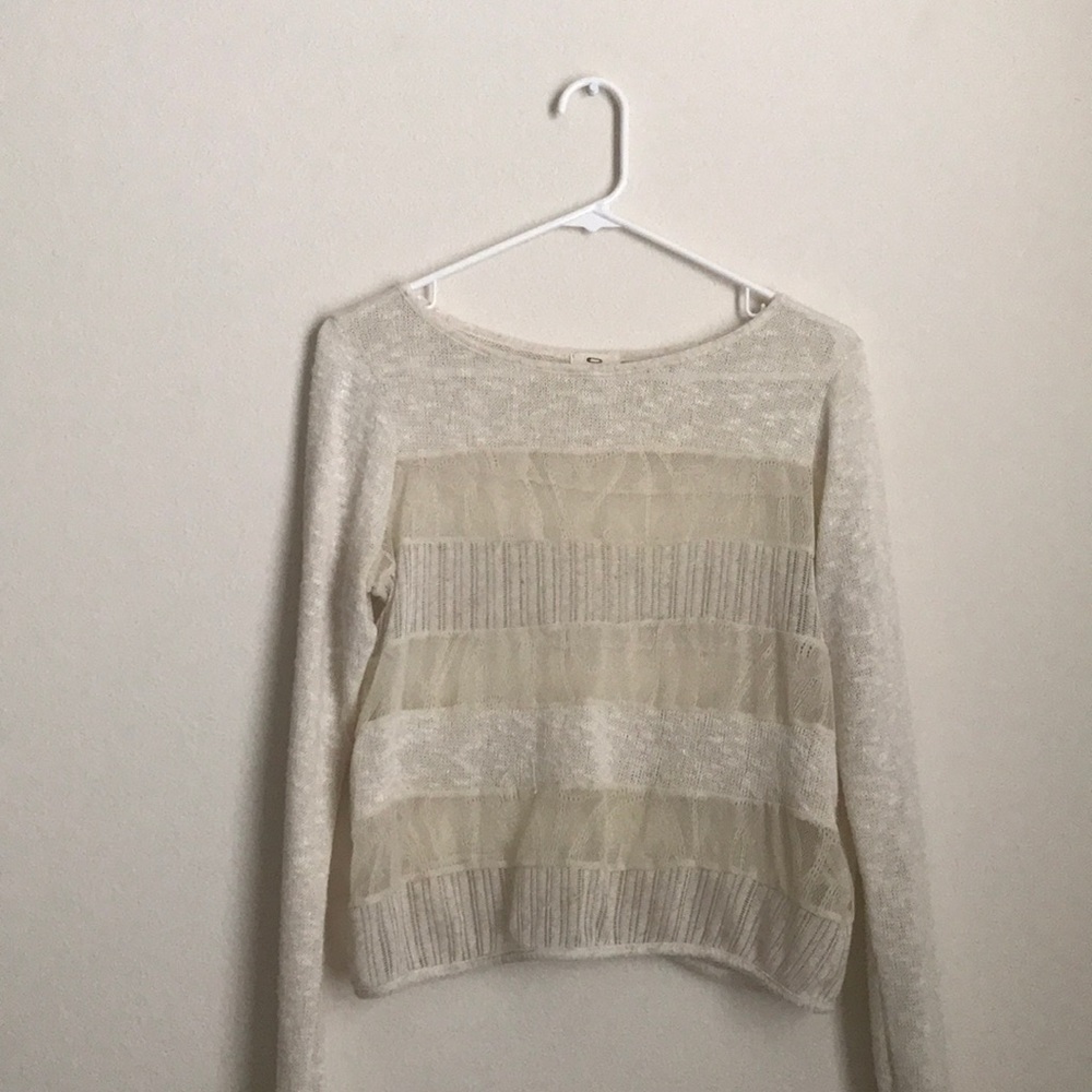 Urban Outfitters Lace Knit Top